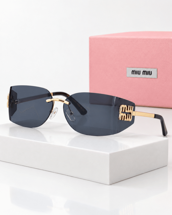 Miu Miu Lentes de sol Envolvente sin Marco