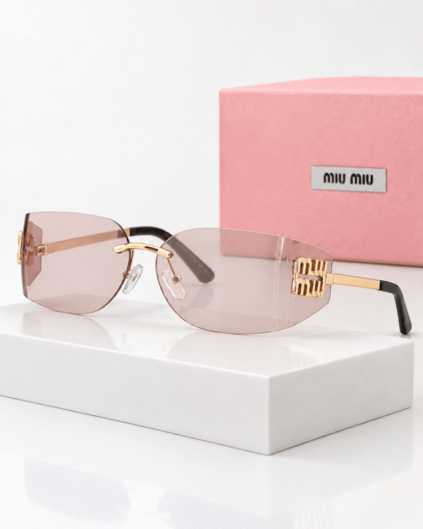 Miu Miu Lentes de sol Envolvente sin Marco - vista 7