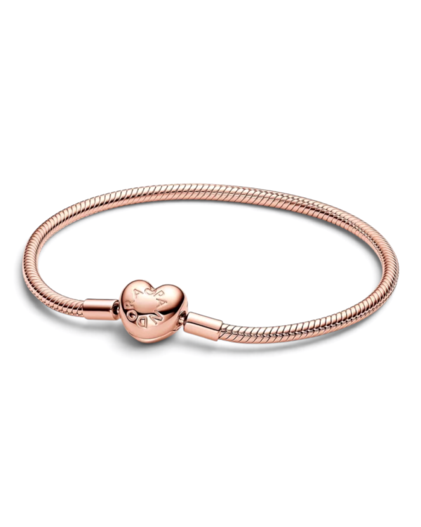 Pandora Brazalete Moments Serpiente Broche Corazón Rosegold Pandora Brazalete Moments Serpiente Broche Corazón Rosegold | envío gratis a todo Chile