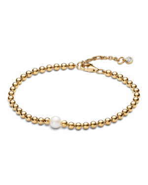Pandora Brazalete Perla y Abalorios Dorado Pandora Brazalete Perla y Abalorios Dorado | envío gratis a todo Chile