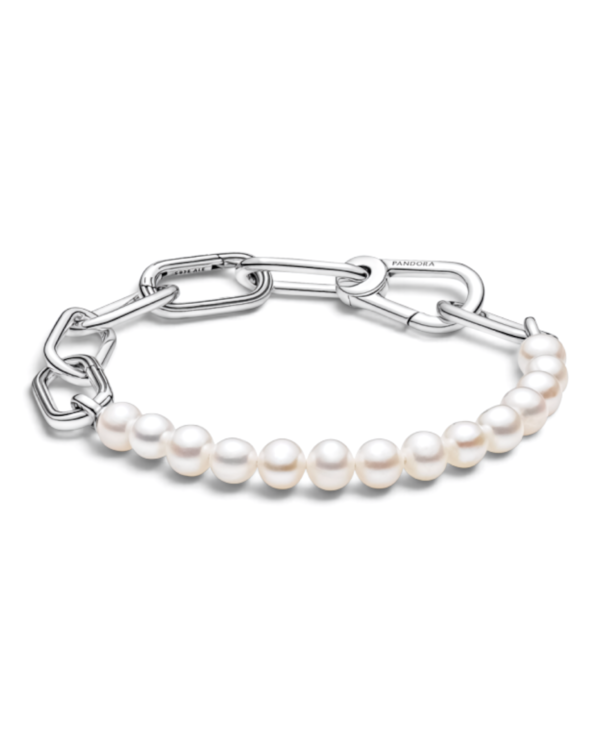 Pandora Brazalete Perlas Pandora ME Plateado | envío gratis a todo Chile