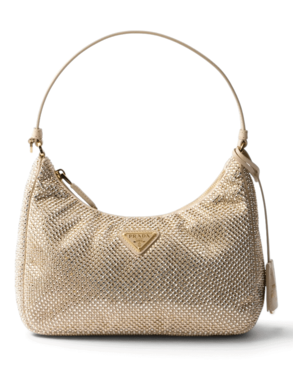 Prada Bolso Re-Edition 2000 Dorado Brillante Prada Bolso Re-Edition 2000 Dorado Brillante