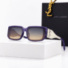 Saint Laurent Lentes de sol Rectangular con Patillas Anchas - vista 5 Saint Laurent Lentes de sol Rectangular con Patillas Anchas - vista 5