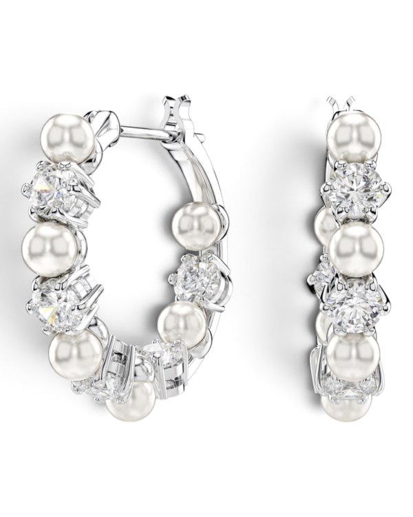 Swarovski Aros Argolla Matrix Perlas Plateados Swarovski Aros Argolla Matrix Perlas Plateados | envío gratis a todo Chile