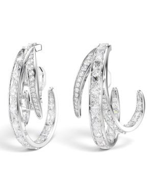 Swarovski Aros Argolla Vienna Baguette Plateados Swarovski Aros Argolla Vienna Baguette Plateados | envío gratis a todo Chile