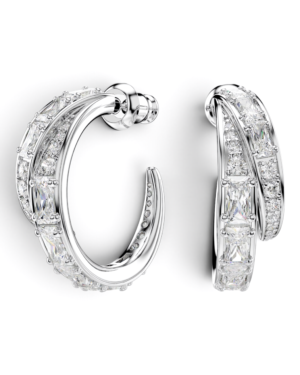 Swarovski Aros Argolla Vienna Cruzados Plateados Swarovski Aros Argolla Vienna Cruzados Plateados | envío gratis a todo Chile