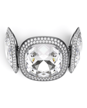 Swarovski Brazalete Ancho Una Angelic Cojín Plateado Oscuro Swarovski Brazalete Ancho Una Angelic Cojín Plateado Oscuro | envío gratis a todo Chile