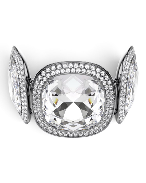 Swarovski Brazalete Ancho Una Angelic Cojín Plateado Oscuro Swarovski Brazalete Ancho Una Angelic Cojín Plateado Oscuro | envío gratis a todo Chile