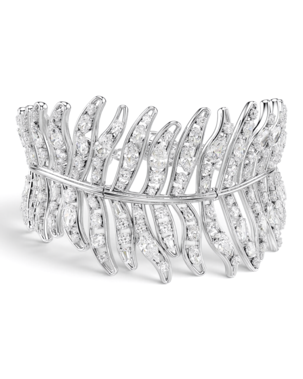 Swarovski Brazalete Ancho Vienna Pluma Plateado Swarovski Brazalete Ancho Vienna Pluma Plateado | envío gratis a todo Chile