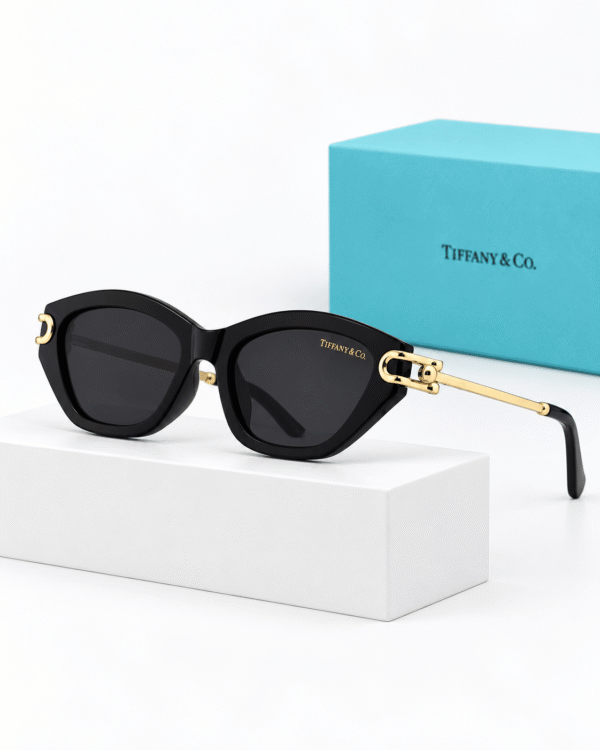 Tiffany & Co. Lentes de sol Ojo de Gato Angular Tiffany & Co. Lentes de sol Ojo de Gato Angular
