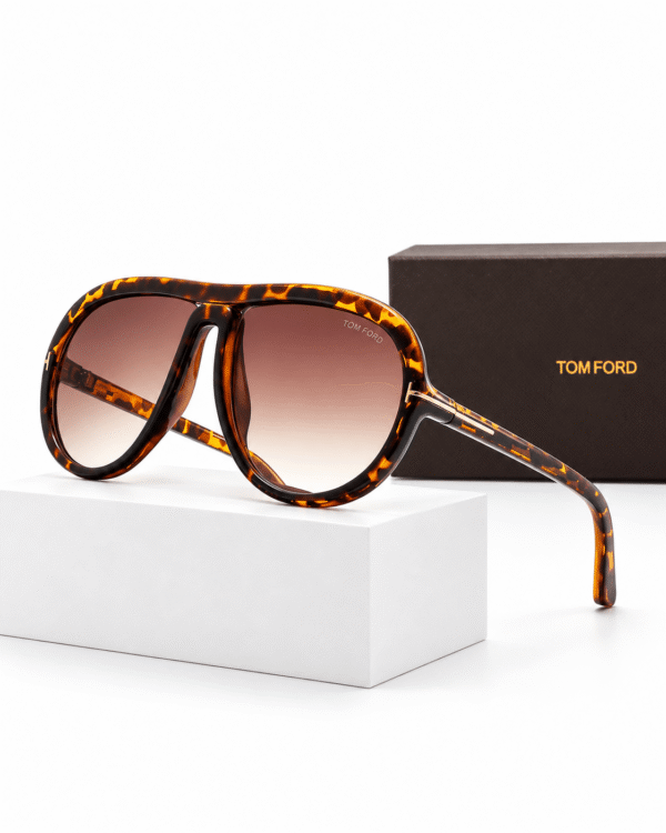 Tom Ford Lentes de sol Aviador Oversize - vista 11