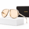 Tom Ford Lentes de sol Aviador Oversize - vista 4