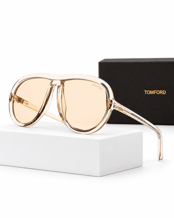 Tom Ford Lentes de sol Aviador Oversize - vista 4