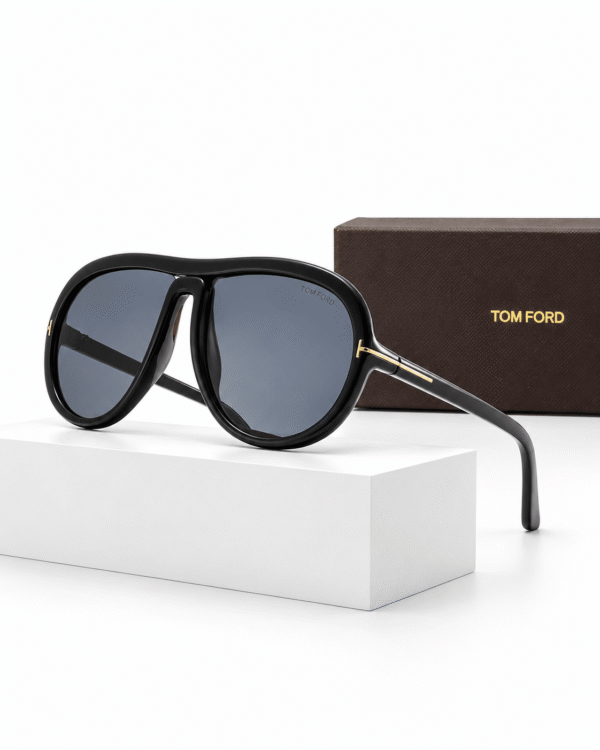 Tom Ford Lentes de sol Aviador Oversize - vista 5
