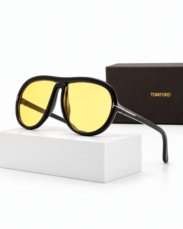 Tom Ford Lentes de sol Aviador Oversize - vista 6