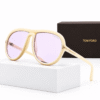 Tom Ford Lentes de sol Aviador Oversize - vista 8