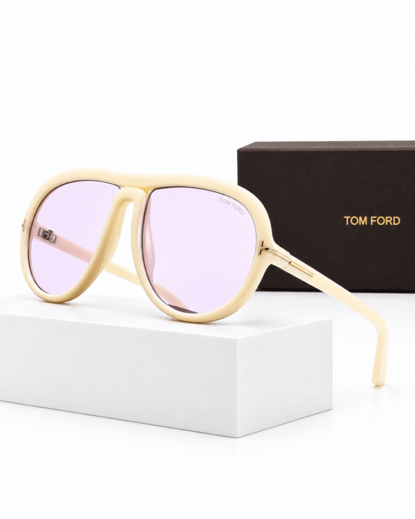 Tom Ford Lentes de sol Aviador Oversize - vista 8