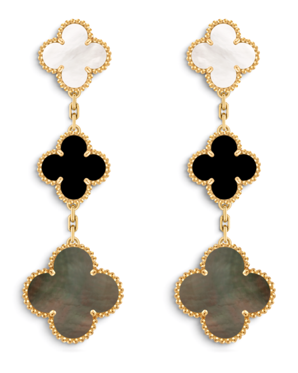 Van Cleef & Arpels Aros Magic Alhambra 3 Motivos Dorados Multicolor Van Cleef & Arpels Aros Magic Alhambra 3 Motivos Dorados Multicolor | envío gratis a todo Chile