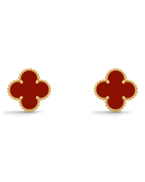 Van Cleef & Arpels Aros Vintage Alhambra Rojos | envío gratis a todo Chile