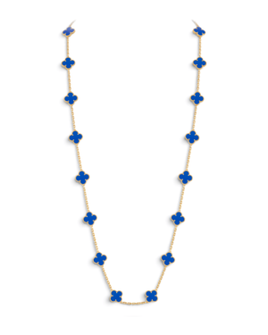 Van Cleef & Arpels Collar Sautoir Vintage Alhambra 20 Motivos Azul Van Cleef & Arpels Collar Sautoir Vintage Alhambra 20 Motivos Azul | envío gratis a todo Chile