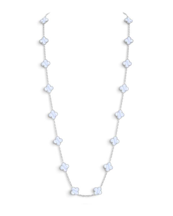 Van Cleef & Arpels Collar Sautoir Vintage Alhambra 20 Motivos Celeste Van Cleef & Arpels Collar Sautoir Vintage Alhambra 20 Motivos Celeste | envío gratis a todo Chile