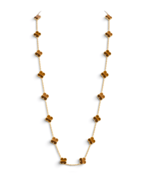Van Cleef & Arpels Collar Sautoir Vintage Alhambra 20 Motivos Marrón | envío gratis a todo Chile