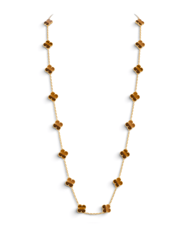 Van Cleef & Arpels Collar Sautoir Vintage Alhambra 20 Motivos Marrón Van Cleef & Arpels Collar Sautoir Vintage Alhambra 20 Motivos Marrón | envío gratis a todo Chile
