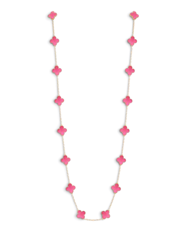 Van Cleef & Arpels Collar Sautoir Vintage Alhambra 20 Motivos Rosado Van Cleef & Arpels Collar Sautoir Vintage Alhambra 20 Motivos Rosado | envío gratis a todo Chile