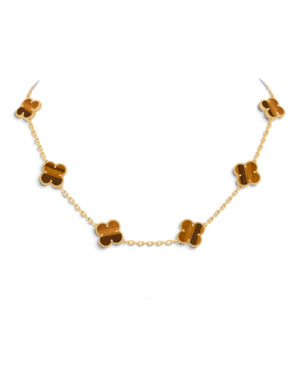 Van Cleef & Arpels Collar Vintage Alhambra 10 Motivos Marrón | envío gratis a todo Chile