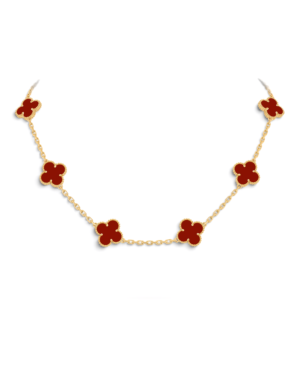 Van Cleef & Arpels Collar Vintage Alhambra 10 Motivos Rojo Van Cleef & Arpels Collar Vintage Alhambra 10 Motivos Rojo | envío gratis a todo Chile
