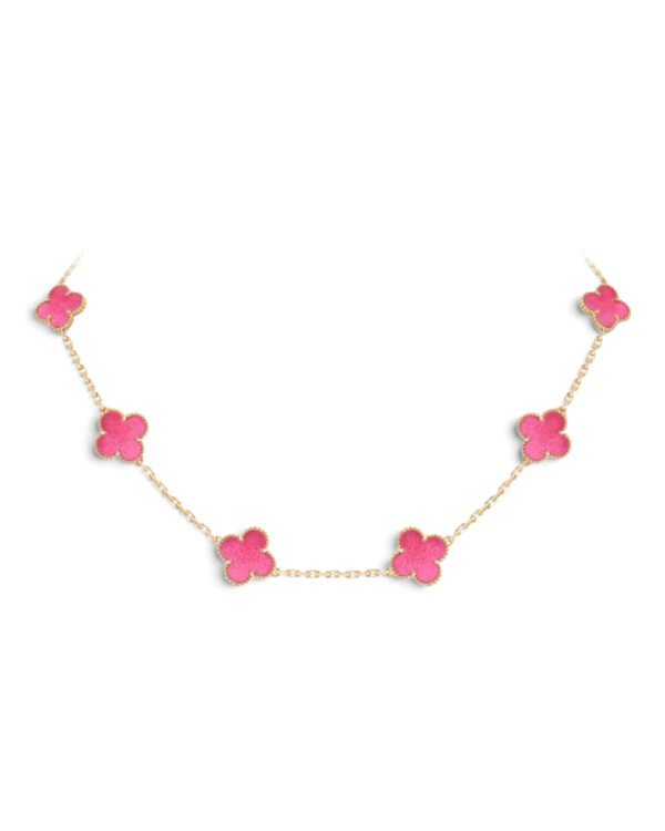Van Cleef & Arpels Collar Vintage Alhambra 10 Motivos Rosado Van Cleef & Arpels Collar Vintage Alhambra 10 Motivos Rosado | envío gratis a todo Chile