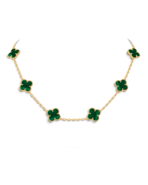 Van Cleef & Arpels Collar Vintage Alhambra 10 Motivos Verde Van Cleef & Arpels Collar Vintage Alhambra 10 Motivos Verde | envío gratis a todo Chile