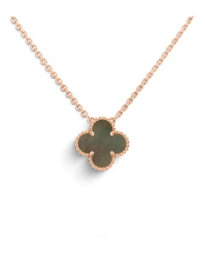 Van Cleef & Arpels Collar Vintage Alhambra Gris con Rosegold Van Cleef & Arpels Collar Vintage Alhambra Gris con Rosegold | envío gratis a todo Chile