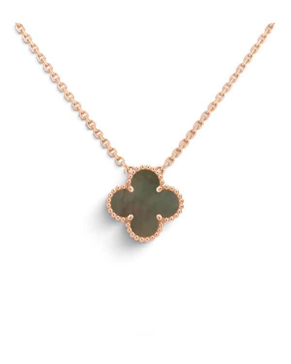 Van Cleef & Arpels Collar Vintage Alhambra Gris con Rosegold Van Cleef & Arpels Collar Vintage Alhambra Gris con Rosegold | envío gratis a todo Chile