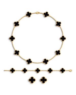 Van Cleef & Arpels Conjunto Alhambra Negro Van Cleef & Arpels Conjunto Alhambra Negro | envío gratis a todo Chile