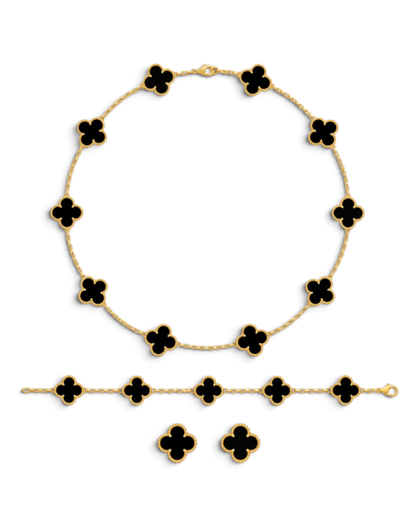 Van Cleef & Arpels Conjunto Alhambra Negro Van Cleef & Arpels Conjunto Alhambra Negro | envío gratis a todo Chile