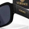 Versace Lentes de sol Cuadrado con Placa Medusa - vista 2 Versace Lentes de sol Cuadrado con Placa Medusa - vista 2