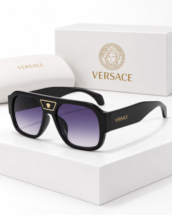 Versace Lentes de sol Cuadrado con Placa Medusa - vista 9 Versace Lentes de sol Cuadrado con Placa Medusa - vista 9