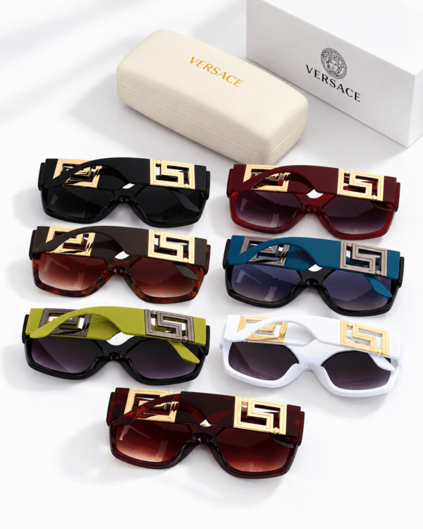 Versace Lentes de sol Oversize con Greca - vista 2