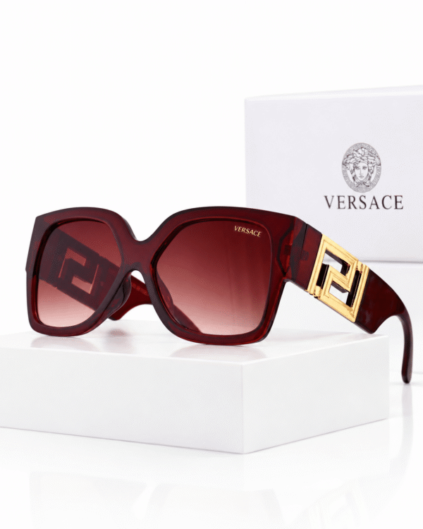 Versace Lentes de sol Oversize con Greca - vista 3