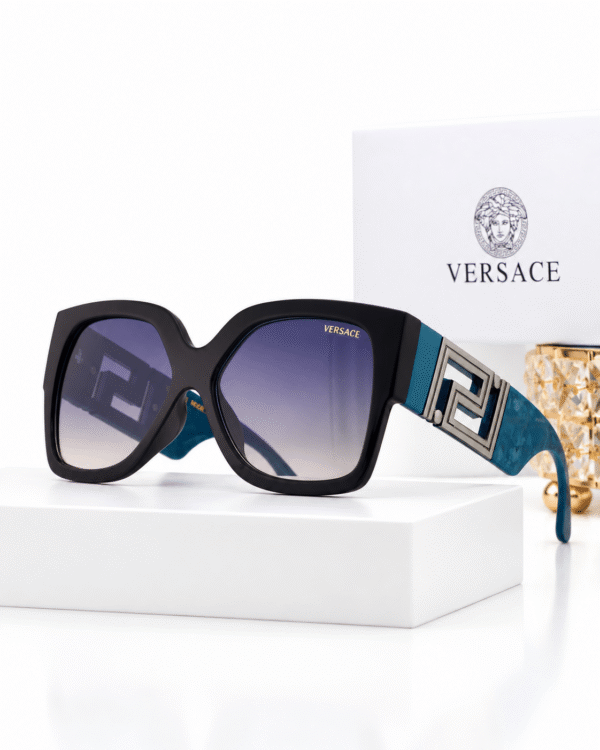 Versace Lentes de sol Oversize con Greca - vista 5